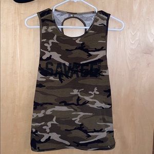 Savage Barbell workout tank